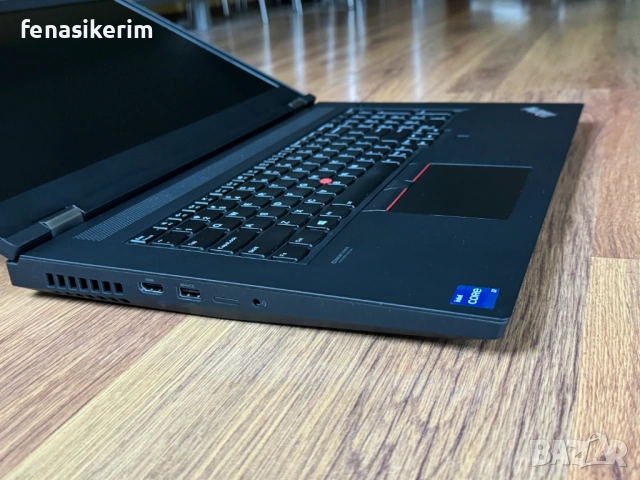 17.3' Full HD i7-10750H Lenovo ThinkPad P17 @ 32GB DDR4/512GB NVMe/Nvidia Quadro T2000 4GB/Бат 6ч, снимка 13 - Лаптопи за работа - 53235048