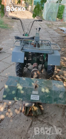 Триколка Беларус с инвентар плуг, фреза, браздир и ремарке , снимка 13 - Селскостопанска техника - 51186021