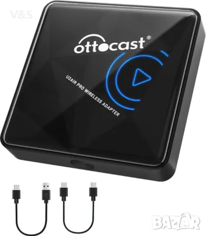 OTTOCAST Безжичен CarPlay адаптер за iPhone - Безжичен CarPlay ключ за iOS, Plug & Play, Автоматична, снимка 11 - Други - 48530895