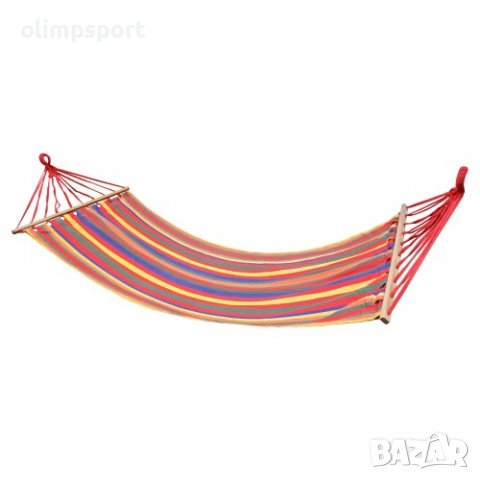Хамак , 270х80 см. Дължина на платнището (от рейка до рейка) - 200 см. 