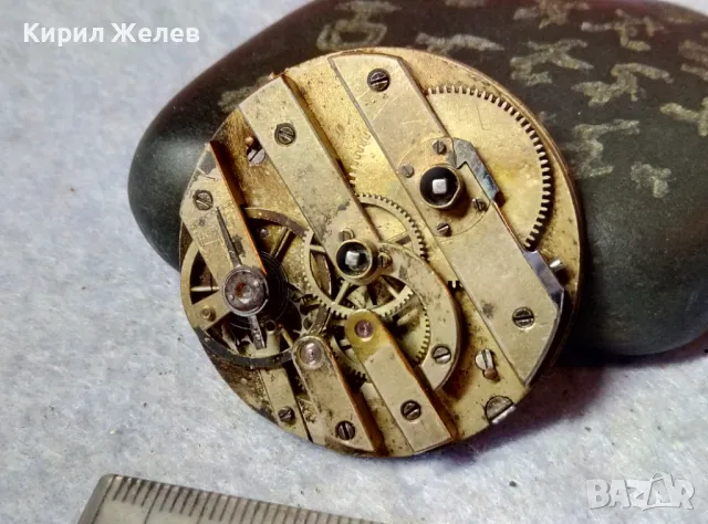 МЕХАНИЗЪМ с ПОРЦЕЛАНОВ ЦИФЕРБЛАТ от СТАР РЯДЪК КОЛЕКЦИОНЕРСКИ ШВЕЙЦАРСКИ ДЖОБЕН ЧАСОВНИК 49710, снимка 13 - Антикварни и старинни предмети - 48561313
