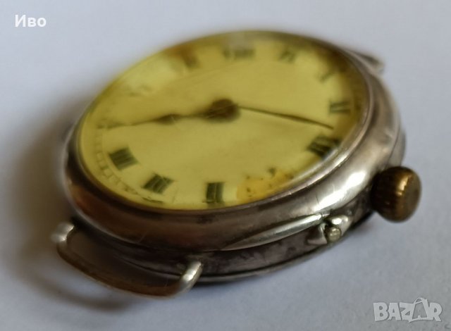 Remontoir сребърен старинен дамски часовник, снимка 2 - Антикварни и старинни предмети - 32622692