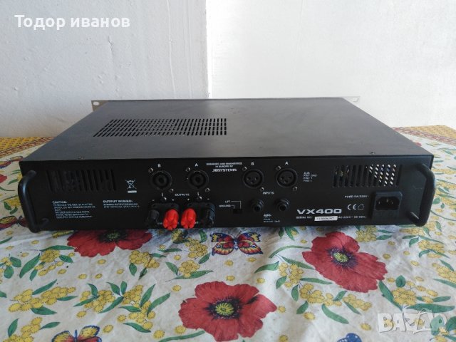jbsystem-vx400, снимка 6 - Ресийвъри, усилватели, смесителни пултове - 43556933