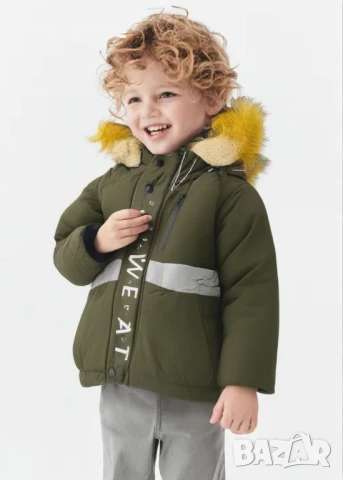 Детски якета с качулка.Силиконов пълнеж. Размери за 4 6 8 12г.