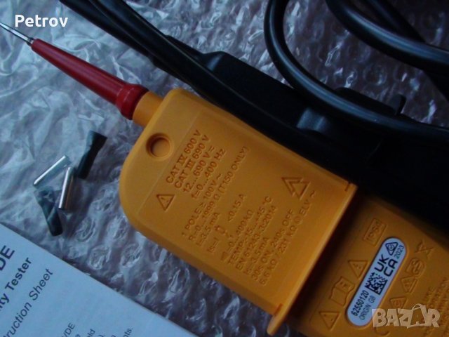 FLUKE T150 VDE - ЧИСТО НОВ PROFI Voltage Tester 6 - 690 V AC/DC Електроизмервателен Уред / GERMANY !, снимка 14 - Клещи - 43256262