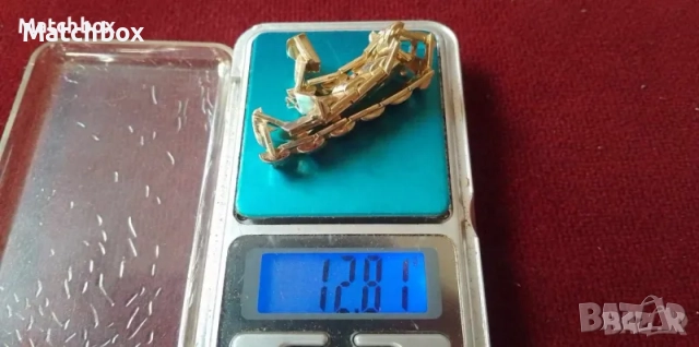 Златна гривна 12.81гр. 585 145лв гр., снимка 8 - Гривни - 51919288