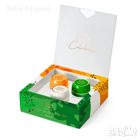 Колекция "Нежна грижа" - натурална, маракуя, зелена ябълка, снимка 1