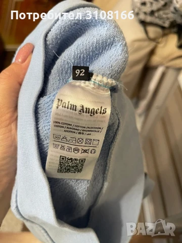 Блуза с дълъг ръкав Palm Angels, снимка 3 - Детски Блузи и туники - 50737766