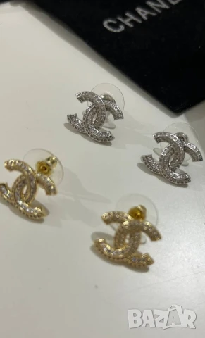 обеци от най-висок клас 
неръждаема стомана chanel , снимка 5 - Обеци - 51042271