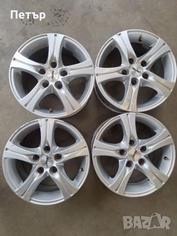 АЛУМИНИЕВИ ДЖАНТИ ЗА ХОНДА МИЦУБИШИ МАЗДА ТОЙОТА 5Х114,3-15 цола