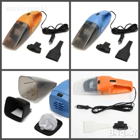 Компактна 100 W прахосмукачка за автомобил 