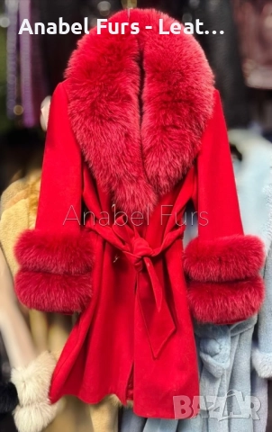 Дамски палта от алпака - вълна, кашмир и естествен косъм от лисица, снимка 11 - Палта, манта - 37354728