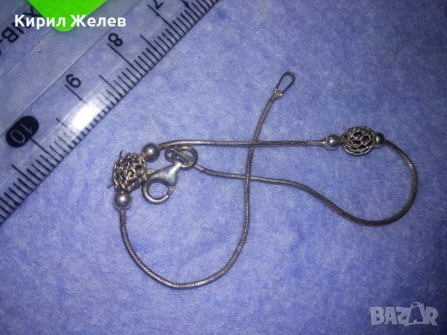 АРТИСТИЧНА СРЕБЪРНА АРТ ГРИВНА СРЕБРО 925 ДИЗАЙНЕРСКО МОДНО БИЖУ 36134, снимка 9 - Гривни - 39670987