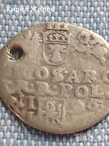 Сребърна монета 3 гроша 1596г. Сигизмунд трети ПОЛША 28451, снимка 6 - Нумизматика и бонистика - 42930549