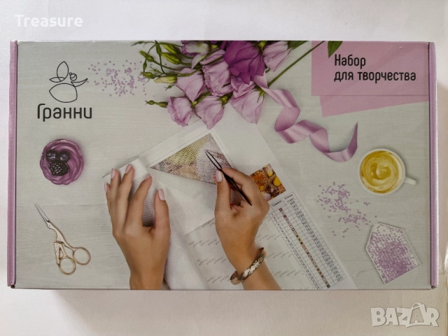 Диамантен гоблен Катерица 38 х 27 см. - комплект за изработка, снимка 2 - Гоблени - 51312410