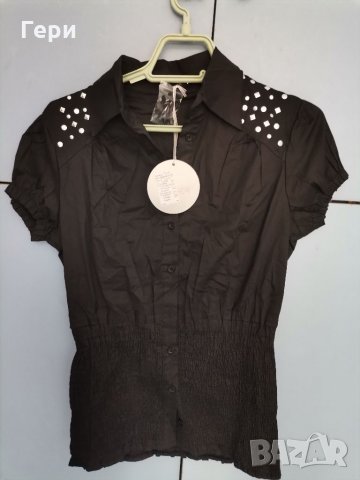 Нова, с етикет черна ризка, снимка 2 - Ризи - 33563152