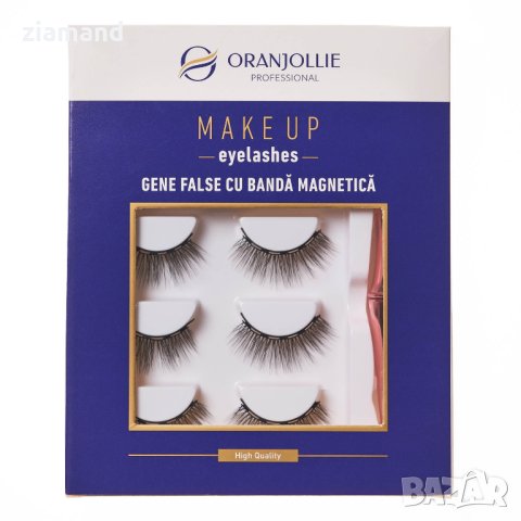 Комплект 4 чифта мигли с магнитна четка , снимка 1