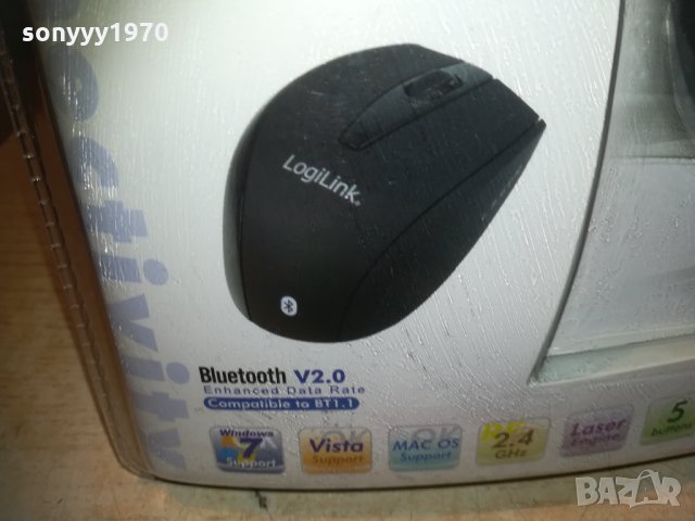 LOGILINK BLUETOOTH LASER MOUSE-ВНОС GERMANY 0404211804, снимка 7 - Клавиатури и мишки - 32422722