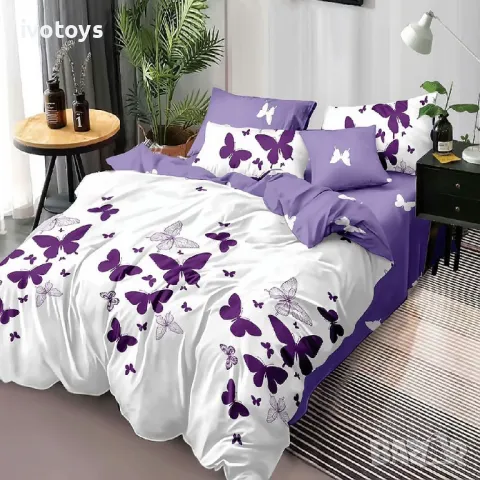 Двулицево спално бельо, 6 части - Модел WS16047, снимка 1