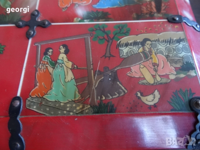 антикварна корейска кутия за бижута, снимка 13 - Антикварни и старинни предмети - 52536230