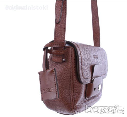 марка BREE цвят сив, Естествена кожа размер 21/ 26 дължина, снимка 12 - Чанти - 32037714