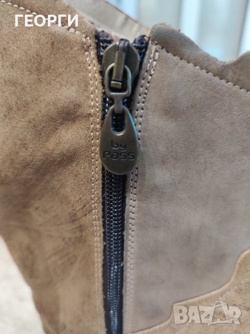 Дамски испански ботуши от естествена кожа-by Pass, снимка 3 - Дамски ботуши - 38257310