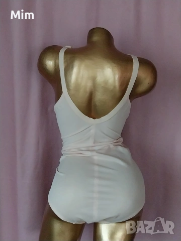 100 D Еластично моделиращо боди в цвят шампанско , снимка 2 - Бельо - 53461503