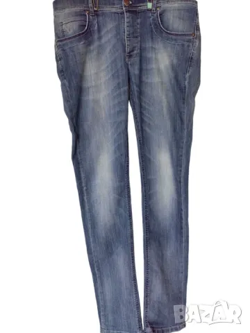 Мъжки дънки с избелял ефект FiftyFour, Skinny Fit, 110x45 см, 34