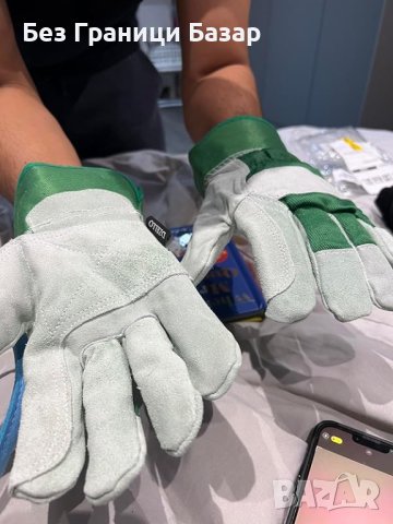 Нови Защитни Градински Ръкавици Кожени, Универсални, снимка 10 - Други стоки за дома - 43503201