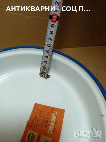 Соц Стар Емайлиран Тиган., снимка 9 - Антикварни и старинни предмети - 49817390