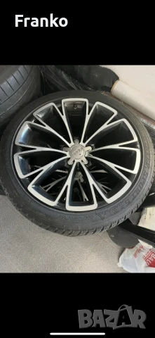 Лети джанти 19" 255/40/19 с думи Dunlop на не повече от 7000км неразличими от нови