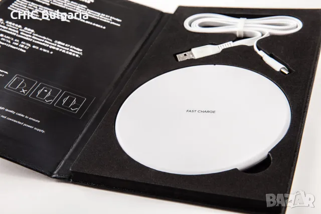 Безжично зарядно устройство за телефон - КОЛЕДНА ПРОМОЦИЯ, снимка 5 - Безжични зарядни - 47745502