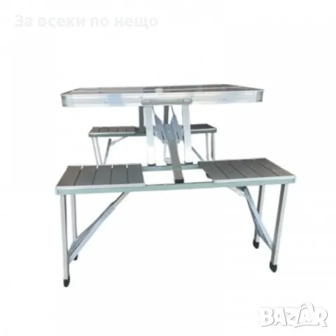 Сгъваем комплект за къмпинг - маса с 4 вградени стола, снимка 3 - Други инструменти - 50327314