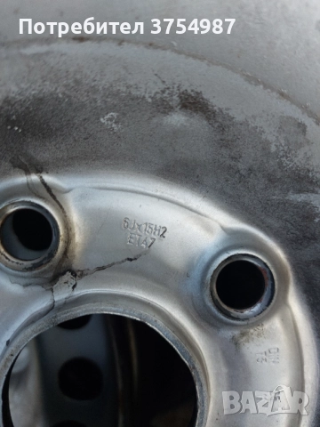 5х112 х15-57.1 железни джанти , снимка 5 - Гуми и джанти - 52859206