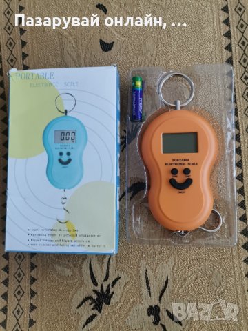 Електронна (дигитална) ръчна везна с кука, снимка 5 - Везни - 43177444