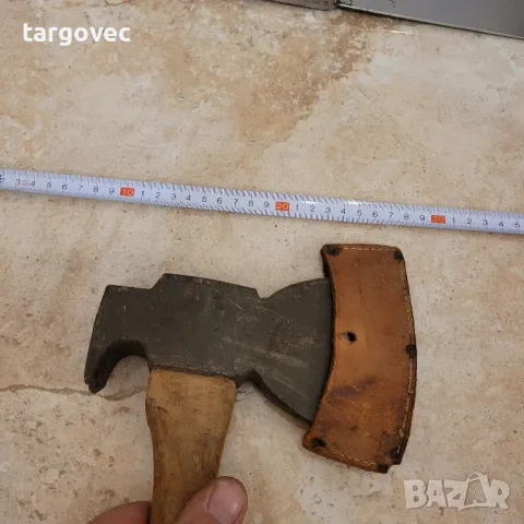 уникална немска военна брадва ошенкопф, снимка 5 - Антикварни и старинни предмети - 48842791