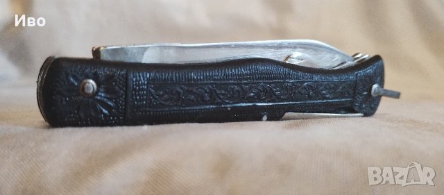 Многофункционален руски сгъваем джобен нож Ворсма Дубок  произведен 1980 г. в СССР , снимка 3 - Ножове - 43597710