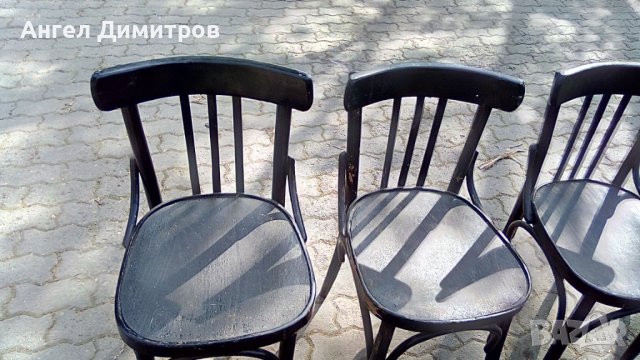 Пет дървени соц стола Виена, снимка 14 - Антикварни и старинни предмети - 36622306