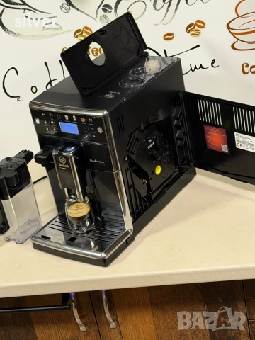 Кафемашина кафе автомат Saeco PicoBarista deluxe с гаранция, снимка 7 - Кафемашини - 52384558