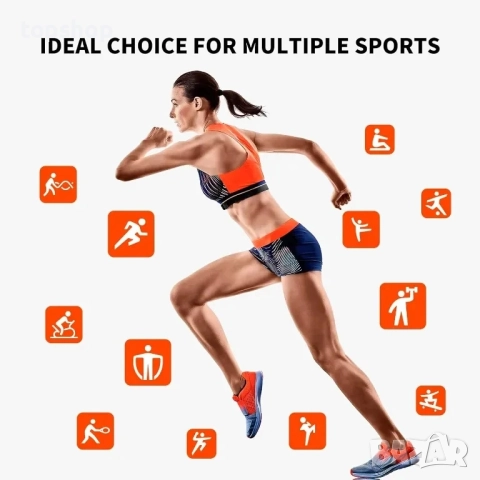 НОВ, ТЕСТВАН COOSPO пулсомер за гърди с акумулаторна батерия  H9Z, HRM Bluetooth 5.0 ANT+, снимка 6 - Тримери - 51637818