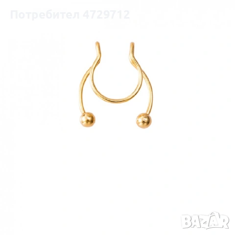 Парти обици под носа, снимка 2 - Обеци - 53473837