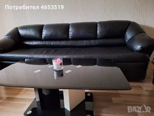 Продавам холна гарнитура и маса комплект цена 750лв., снимка 2 - Дивани и мека мебел - 52442136