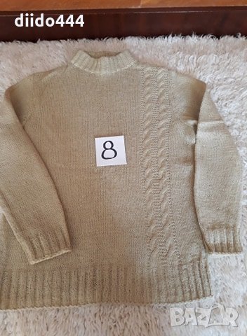 Домашно плетен пуловер № 8