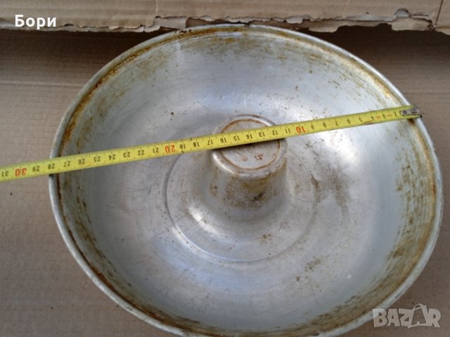 Стара българска тава форма за кекс БДС, снимка 5 - Съдове за готвене - 35483752