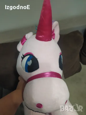Много голям плюшен еднорог 🦄, снимка 4 - Плюшени играчки - 47695954