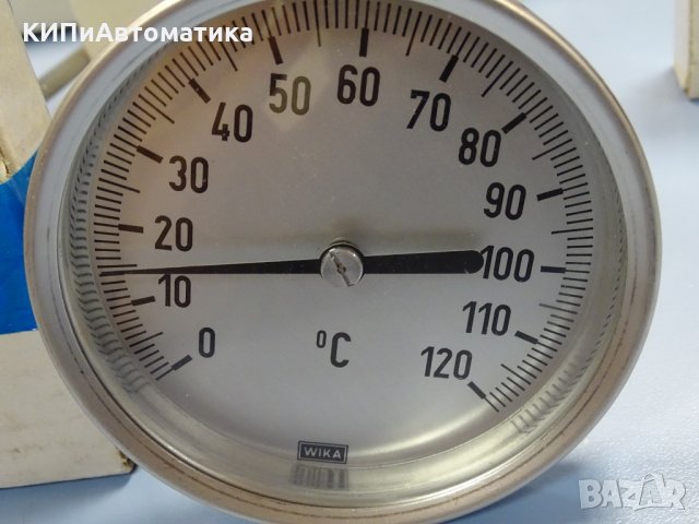 индустриален термометър Wika thermometer ф100mm, -20/+400°C, L-30-480mm, снимка 2 - Резервни части за машини - 35490796