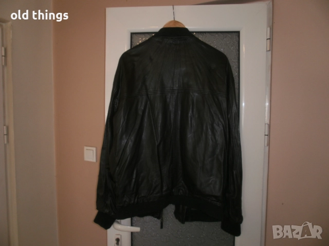 Мъжко,кожено яке,естествена кожа - късо, снимка 3 - Якета - 51759452