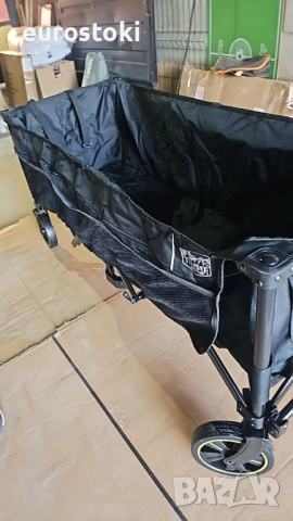 Удължена сгъваема фестивална количка TIMBER RIDGE със спирачки и товарна мрежа, 300 литра, количка , снимка 9 - Къмпинг мебели - 52776921