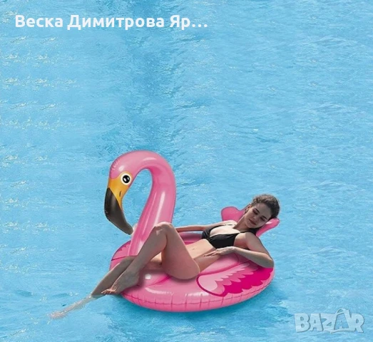 Надуваемо фламинго, 115х115см, снимка 5 - Водни спортове - 50750097