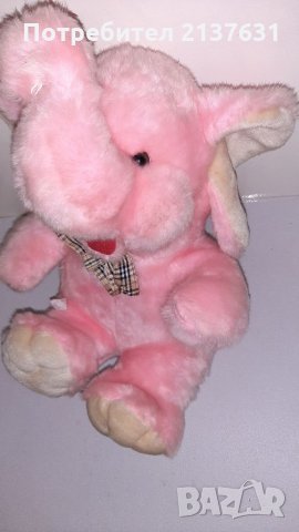 ПЛЮШЕНА  ИГРАЧКА  - СЛОН , снимка 1